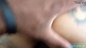 Blonde Brazilian Submissive Takes Thick Black Cock in Interracial Action. Young Guy Handles Monster Shaft.