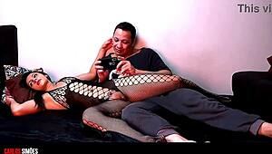 MORENA in SEXY LINGERIE Teases Her Buff Boyfriend with Hot Moves