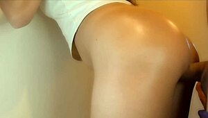 Stepdaughter Seduces Voyeur-Stepfather into Forbidden Doggystyle Action