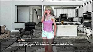 Let's Play Overstuffed Ending 3 for Holiday Fun. Just a Bit More with Blonde BBW!