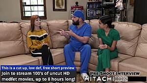 Băi, bobocul Ditria Rose e forțată la orgasm Hitachi în latex!