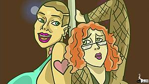 Ginger’s Latest Customer Packs a Massive Dick in Wild Action