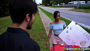Pervert Stud Drills Sexy Teen Alicia Reigns Deep on His Couch