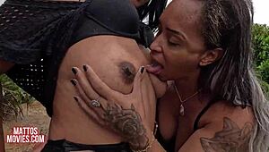 Aventura do casal mattos brings wet beach orgy with anne's wild fucking