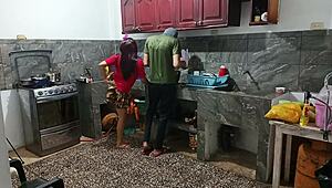 Perverted Neighbor Strips Down Fully While He Watches Nearby