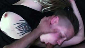 ropes make her wet, his hard cock wrecking her tight pussy in missionary