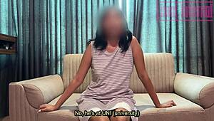 This 18-year-old Latina from San Marcos tricks her uni boyfriend.