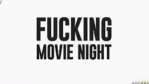 Fucking Movie Night with Little Puck on Brazzers