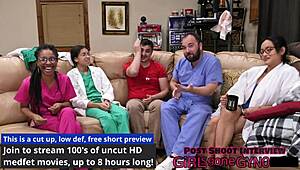 อาเรีย นิโคลส์โดนตรวจร่างกายประจำปี 2023 เสียวหีแน่น