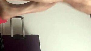 SexyGirlStephanieJames Shows Off Stunning Crossdressing Charm in Champs Video