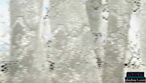 Big Natural Tits Latina Azura Grace Strips for Playboy