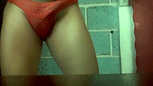 modeling wife's panties