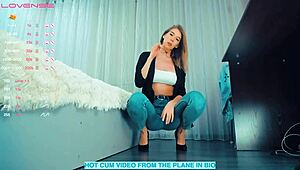 Isn't She Hot in Her Heels Doing Wild Cosplay on Webcam? 😍