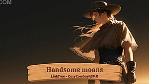 yo, listen to this handsome guy moaning hard with his friend