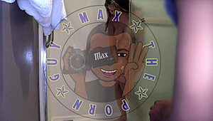 POV view of blonde Emma Wolf delivering an amazing blowjob and handjob, then riding face until cum.