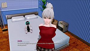 Exploring the harem hotel game in episode 393 with unique scenarios and settings