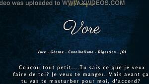 French giantess gives huge JOI instructions?