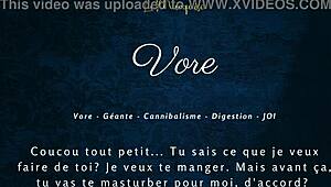 French giantess gives huge JOI instructions?