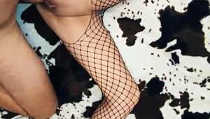 Beautiful milf wife slips into stockings to lure her husband into a hot homemade anal session.