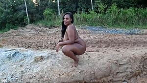yo, banging this curvy baiana mulata at home and in the car!