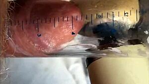 cum after vibrator on soft cock