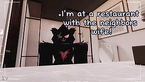 omg i think i saw roblox raven team leader with my neighbor, so weird