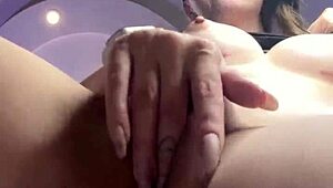 my pretty brunette pussy gets an up-close cum splash today