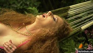 Can this beautiful redhead lady handle such rough doggystyle pounding?