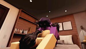 omg i think i saw roblox raven team leader with my neighbor, so weird