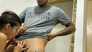 hermanastra wakes up with cock in mouth - full wild story