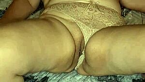 Sexy Fat Milf in Panty Reveals Naked Pussy and Big Breasts 😍