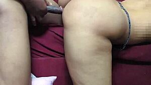 Big Ass Takes Huge Dick Deep in Doggystyle, Feels So Wild!