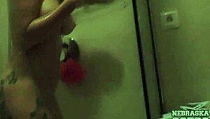 Paula Stretches Tight with Big Dildo BTS