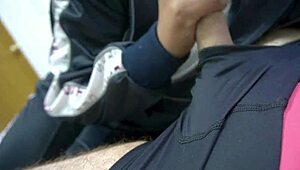 OMG, this petite student in uniform drains her teacher with a massive creampie!