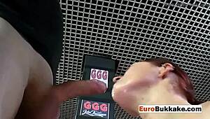 Chubby Redhead In Lingerie Banged And Soaked Hard