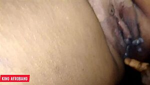 Penetrare adâncă homemade cu fund bbw ebony gras