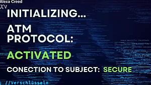 ATM Protocol Unleashed with Brutal Femdom Control Over Slave