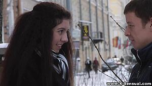 Blind Date Ignites Passion with Tanned Teen Katty West