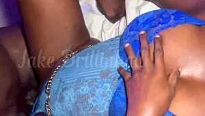 Bubble butt vixen gets drilled by bbc at club for new year.