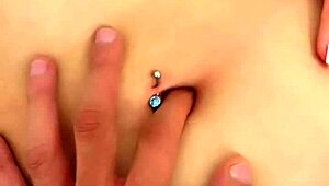 Feeling so good fingering this beautiful Latina navel