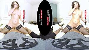 Hey, check out this young tattooed German chubby riding me in stockings