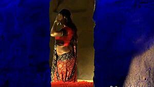 dreamy indian brunette teases with pure seductive strip moves