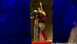 dreamy indian brunette teases with pure seductive strip moves