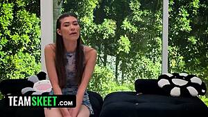 Step-Daddy Fantasy Fulfilled with Naughty Blowjob for His Approval Today