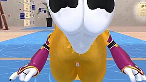 renamon’s hot workout music video