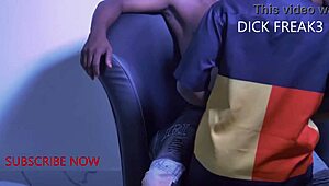 yo, check this quickie with my lover, full moaning action on red sheer, wanna see more?