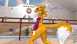 renamon’s hot workout music video
