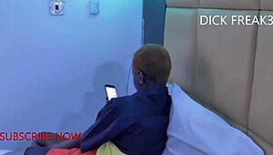 yo, check this quickie with my lover, full moaning action on red sheer, wanna see more?