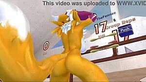 renamon’s hot workout music video