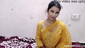 Занима те индијска бхаби како скида жуту хаљину за хардкор секс? Хинди аудио открива њену жељу за кремпајем.